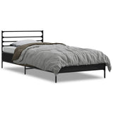 Bed Frame without Mattress Black 100x200 cm 845587