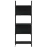 Bookshelf 5-Tier Black 60.5x24x166.5 cm Engineered Wood 838863