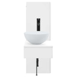 Bathroom Furniture Set 2 pcs White 33 x 34.5 x 100 cm 3406093