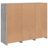 Sideboards with LED Lights 3 pcs Grey Sonoma Engineered Wood 3209105
