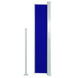 Patio Retractable Side Awning 160x300 cm Blue 317882