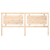 Bed Headboard 205.5x4x100 cm Solid Pine Wood 817960