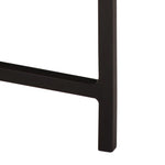 ZNTS Coffee Table 54x54x35 cm Solid Wood Mango and Iron 371968