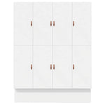 Storage Bed Frame White 236.5 x 200 x 31.5 cm Engineered wood 3335621