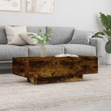 Coffee Table Smoked Oak 100x49.5x31 cm Engineered Wood 833893