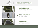 Camping Tent, Family Tent 4-8 Person 2 Room, with Large Mesh Windows, Easy Set Up for Backpacking T3398P348715