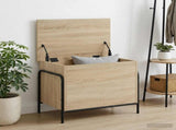 Storage Box Sonoma Oak 60 x 40 x 49.5 cm Engineered Wood 8013669