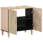 Bathroom Sink Cabinet 62x33x58 cm Solid Wood Mango 358267