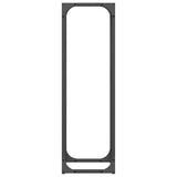 Firewood Rack Black 25x25x80 cm Cold-rolled steel 864263