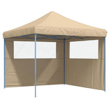 Party Tent Folding Beige 292 x 292 x 315 cm Oxford Fabric 42023555