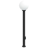 Bollard Light with Sensor&Outlet 120 cm Black IP44 4006125