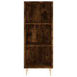 Highboard Smoked Oak 34.5x34x180 cm Engineered Wood 3198974