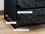 Bedsides Set of 2, Modern Bedside Nightstand with 2 Drawers, Bedside Cabinet Sofa Side T3398P344439