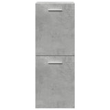 3 Piece Bathroom Furniture Set Concrete Grey Engineered Wood 3324870