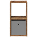 Bedside Table with Drawer 2 pcs Old Wood 30.5 x 27 x 59.5 cm 8000625
