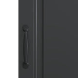 Sideboard Black 33 x 34.5 x 87 cm Engineered Wood 895746