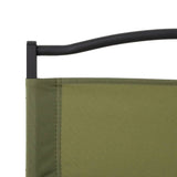 Camping Chair Set of 2 Green 500D Oxford fabric with PE coating 319486