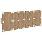 Headboard With Cabinet 3 pcs Artisan Oak Engineered Wood 3415864