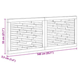 Bed Headboard Natural Solid Teak Wood 42024549