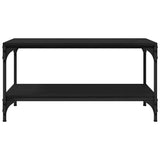 Coffee Table Black Oak 82 x 50 x 40 cm Engineered Wood 883496