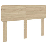 Bed Frame with Headboard Sonoma 140 x 190 cm Solid Pine Wood 3412080