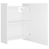 803308 Bathroom Mirror Cabinet White 62,5x20,5x64 cm Engineered Wood