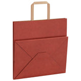 Paper Bags 250 pcs with Handles Red 26x17x25 cm 4101983