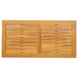 Table Top Oil Natural 100 x 50 x 2 cm Solid Acacia Wood 4108095