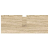 Bathroom Basin Cabinet with Drawers Sonoma Oak 90x34.5x60 cm 861878