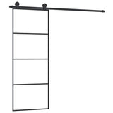 Sliding Door with Hardware Set 76x205 cm ESG Glass&Aluminium 3152146