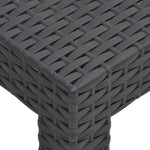 Garden Table Anthracite 58x58x41 cm PP Rattan 315640