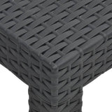 Garden Table Anthracite 58x58x41 cm PP Rattan 315640