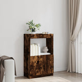 Highboard Smoked Oak 63x33x100 cm Engineered Wood 855101