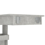 Wall Bar Table Concrete Grey 102x45x103.5 cm Engineered Wood 811785