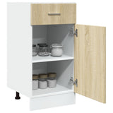 Drawer Bottom Cabinet Lyon Sonoma Oak 40x46x81.5 cm Engineered Wood 847493