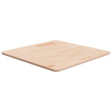 Square Table Top 60x60x1.5 cm Untreated Solid Wood Oak 342916