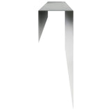 Garden Cover Profile 10 pcs 100 x 6 x 15 cm Galvanised Steel 8012959