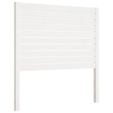 ZNTS Bed Headboard White 106x4x100 cm Solid Wood Pine 819006