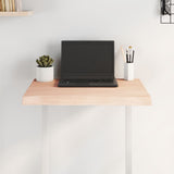 Table Top 60x60x cm Untreated Solid Wood Live Edge 363870