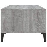 ZNTS Coffee Table Grey Sonoma 90x50x36.5 cm Engineered Wood 821074