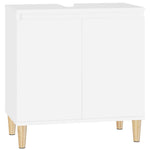 ZNTS Sink Cabinet White 58x33x60 cm Engineered Wood 821252