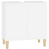 ZNTS Sink Cabinet White 58x33x60 cm Engineered Wood 821252