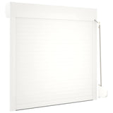 Roller Shutter Aluminium 100x100 cm White 144966