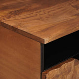 Coffee Table with Drawer Brown 80 x 54 x 40 cm Solid Mango Wood 4017913