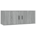 Wall-mounted TV Cabinets 3 pcs Grey Sonoma 100x34.5x40 cm 3188380