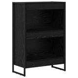 Book Cabinet Black Oak 60 x 30 x 86.5 cm Engineered Wood 886384