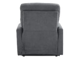 Electric Riser Recliner Chair for Elderly, Dark Grey Fabric Lift & Recline Armchair with Adjustable 02012291