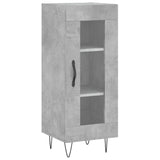 Highboard Concrete Grey 34.5x34x180 cm Engineered Wood 3199077