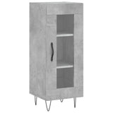 Highboard Concrete Grey 34.5x34x180 cm Engineered Wood 3199077