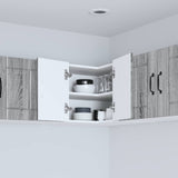 Wall Corner Cabinet LUCCA Grey Sonoma 57 x 57 x 40 cm 884961